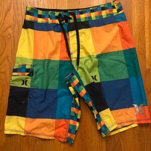 Hurley Men's Phantom Shutter Board Shorts Size 31 Performance Stretch